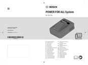 Bosch POWER FOR ALL System AL 18 V-44 Oorspronkelijke Gebruiksaanwijzing
