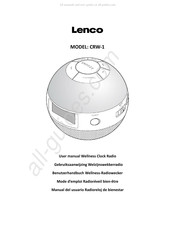 LENCO CRW-1 Gebruiksaanwijzing