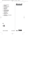 EINHELL 23.601.40 Gebruiksaanwijzing