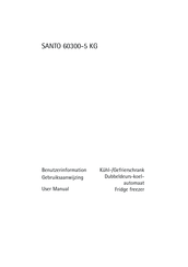 AEG SANTO 60300-5 KG Gebruiksaanwijzing
