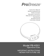 ProBreeze PB-KS01 Handleiding