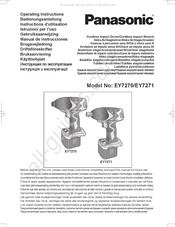 Panasonic EY7270 Gebruiksaanwijzing