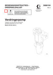 Graco A 243189 Bedieningsinstructies
