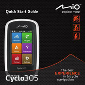 Mio Cyclo 305 Snelstartgids