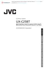 Kenwood UX-C25BT Gebruiksaanwijzing