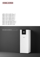 Stiebel Eltron WPE-I 17 H 400 Plus Handleiding