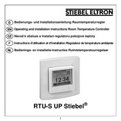 Stiebel Eltron RTU-S UP Bedienings- En Installatiehandleiding