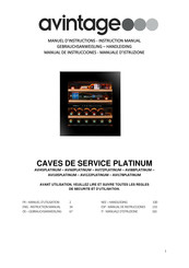 Avintage AVI178PLATINUM Handleiding