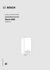 Bosch 7736505681 Installatie- En Bedieningshandleiding