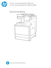 HP Color LaserJet Managed MFP E785 Series Gebruikershandleiding