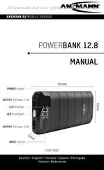ANSMANN POWERBANK 12.8 Handleiding