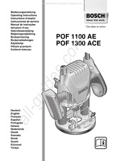 Bosch POF 1300 ACE Gebruiksaanwijzing
