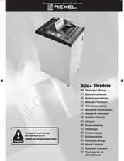 ACCO REXEL Auto+ Shredder Gebruiksaanwijzing