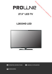 Proline L2833HD LED Handleiding