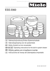 Miele ESS 2060 Gebruiksaanwijzing