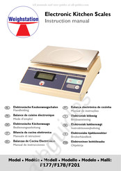 Weighstation F201 Handleiding