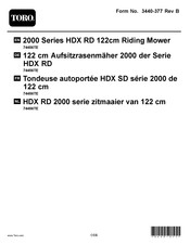 Toro 74456TE Handleiding
