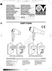 Vortice VORT FOHN 1600 PLUS Instructieboekje