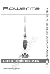 Rowenta AIR FORCE EXTREME LITHIUM-ION RH8857 Handleiding