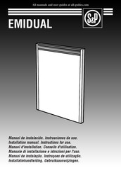 S&P EMIDUAL Installatiehandleiding