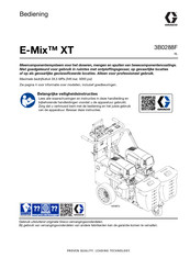 Graco E-Mix XT Bedieningshandleiding