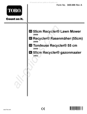 Toro 20958 Gebruikershandleiding