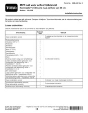 Toro 133-0155 Installatie-Instructies