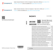 Sony ILCE-6100 Beknopte Gids