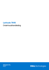 Dell P126F Onderhoudshandleiding