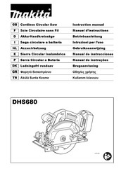 Makita DHS680 Gebruiksaanwijzing