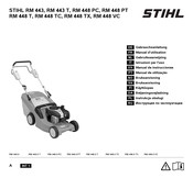 Stihl RM 443 Gebruiksaanwijzing