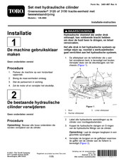 Toro Greensmaster 3150 Installatie-Instructies