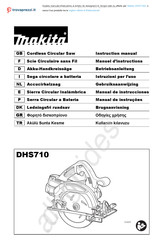 Makita DHS710ZJ Gebruiksaanwijzing