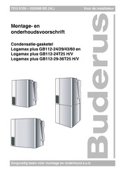 Buderus Logamax plus GB112-24 Montage- En Onderhoudshandleiding