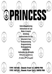Princess 182123 Gebruiksaanwijzing