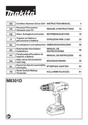 Makita M8301D Gebruiksaanwijzing