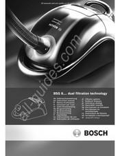 Bosch BSG 8 Series Gebruiksaanwijzing