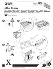 Xerox Phaser 7750 Handleiding