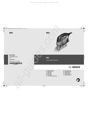 Bosch PST 750 PE Oorspronkelijke Gebruiksaanwijzing