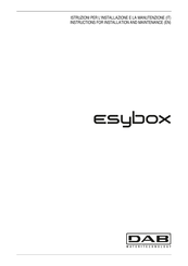 Dab ESYBOX Installatiehandleiding
