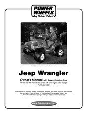 Fisher-Price POWER WHEELS Jeep Wrangler Gebruikershandleiding