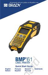 Brady BMP 61 Handleiding