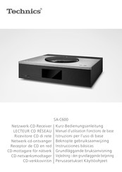 Technics SA-C600 Beknopte Gebruiksaanwijzing