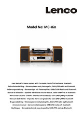 Lenco MC-160 Gebruikershandleiding