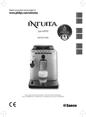 Philips Saeco Intuita HD8750 Handleiding