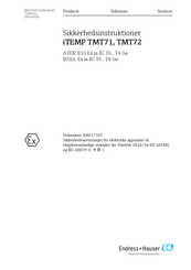 Endress+Hauser iTEMP TMT72 Handleiding