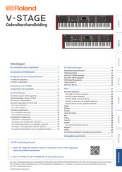 Roland V-STAGE 76 Gebruikershandleiding