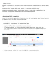 Huawei SUN2000 Series Korte Instructie