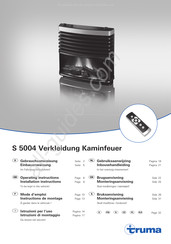 Truma S 5004 Gebruiksaanwijzing