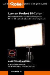 Rollei Lumen Pocket Bi-Color Handleiding